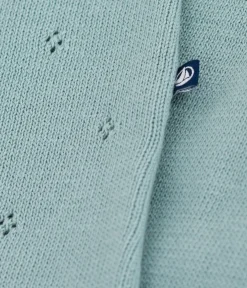 Petit Bateau Sets, Overalls & Latzhosen|Newborn*Strampler aus Zierstrick mit Trägern grün PAUL
