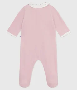 Petit Bateau Schlafanzüge, Strampler*Strampler mit Kragen aus Nicki rosa JOLI