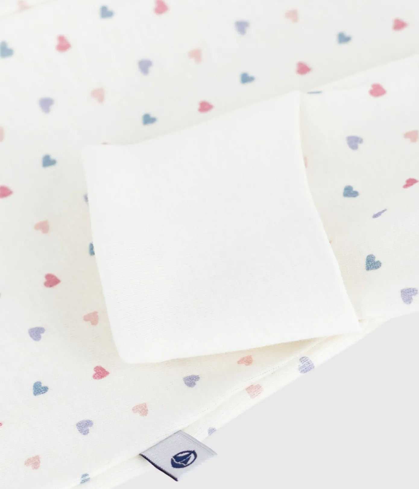 Petit Bateau Schlafanzüge, Strampler|Newborn*Strampler mit Kragen aus Baumwolle Herzmotiv weiss MARSHMALLOW/weiss MULTICO