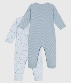 Petit Bateau Schlafanzüge, Strampler*Strampler-Set aus bedruckter Baumwolle variante 1