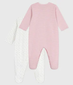 Petit Bateau Schlafanzüge, Strampler*Strampler-Set aus bedruckter Baumwolle variante 1
