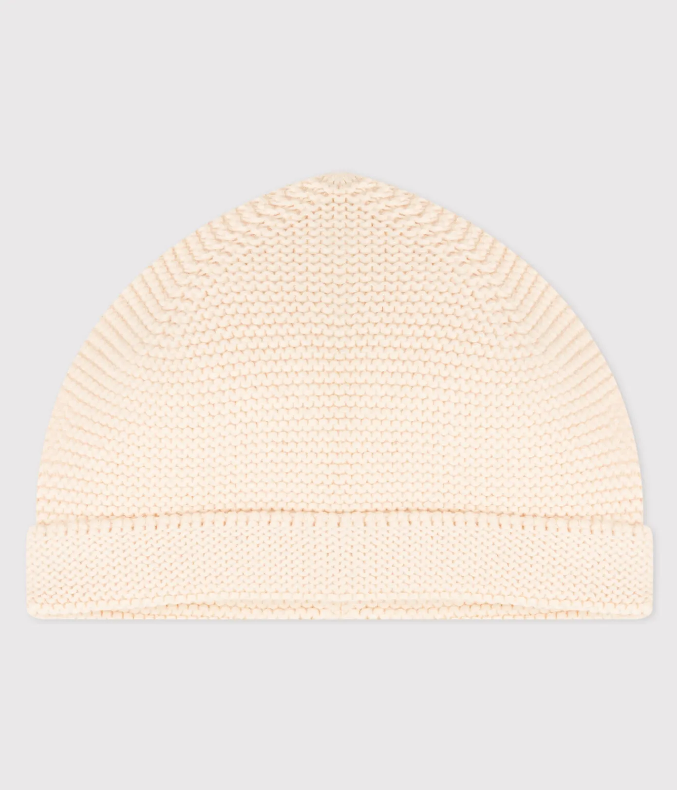 Petit Bateau Accessoires, Sonnenhüte, Caps|Newborn*Strickmütze naturfarben AVALANCHE