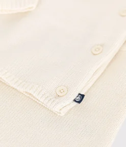 Petit Bateau Sets, Overalls & Latzhosen|Newborn*2-teiliges Baby-Strickset weiss MARSHMALLOW/ROT