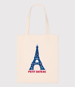 Petit Bateau Herren|Accessoires*Tote Bag aus Baumwolle naturfarben AVALANCHE