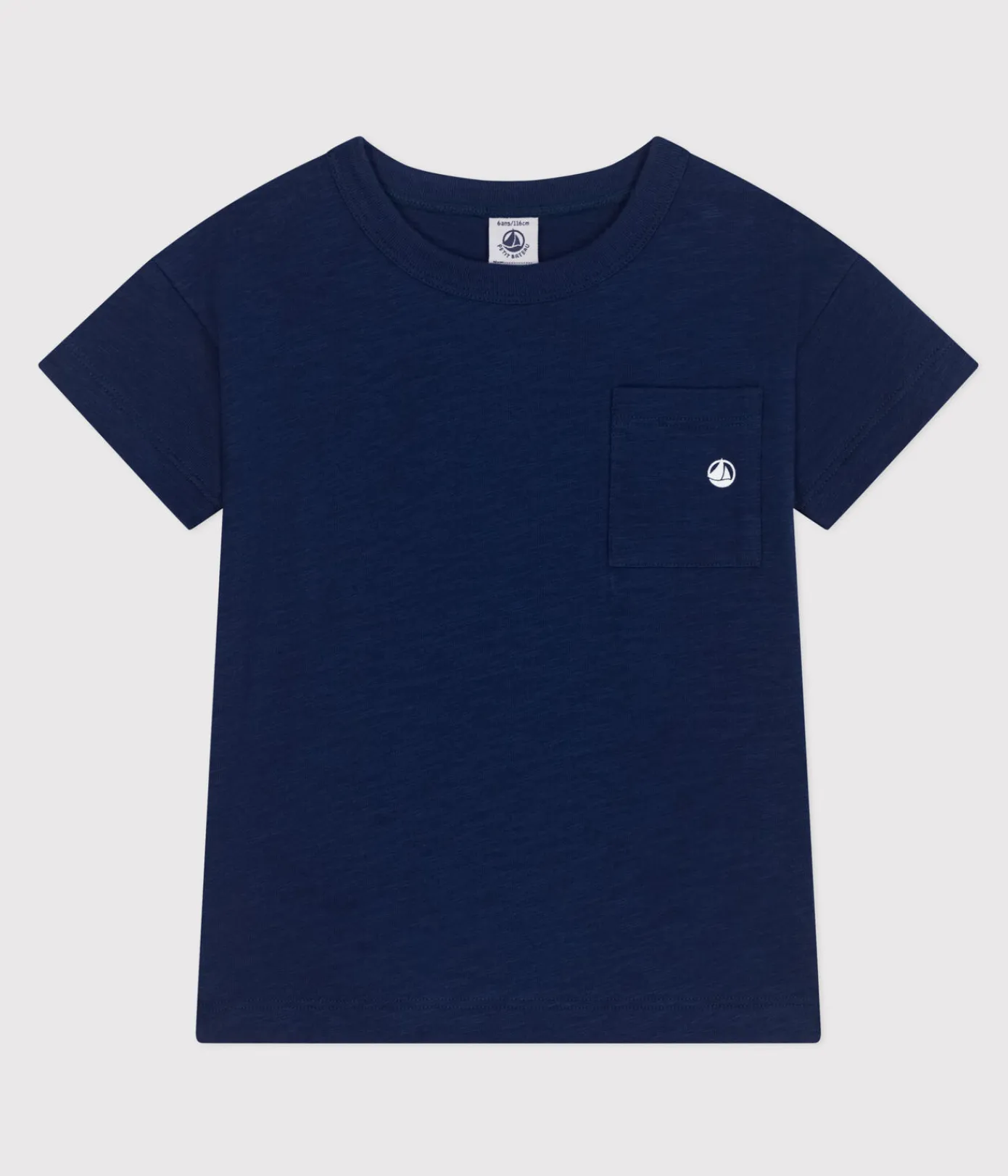 Petit Bateau T-Shirts, Poloshirts, Hemden*T-Shirt aus geflammtem Jersey Kinder/Jungen blau MEDIEVAL