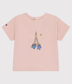 Petit Bateau T-Shirts, Oberteile*T-Shirt Mr. Men und Little Miss aus Baumwolle für Babys rosa SALINE
