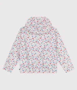 Petit Bateau Mäntel, Jacken, Regenjacken*Ultraleichte Kinder-Windjacke weiss MARSHMALLOW/weiss MULTICO