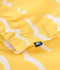 Petit Bateau Mäntel, Jacken, Regenjacken*Ultraleichte Kinder-Windjacke gelb ORGE/weiss MARSHMALLOW