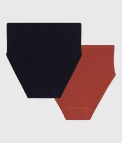 Petit Bateau Bhs, Slips, Bodys*Unifarbene Damenhöschen aus Baumwolle und Elastan im 2er-Set variante 1