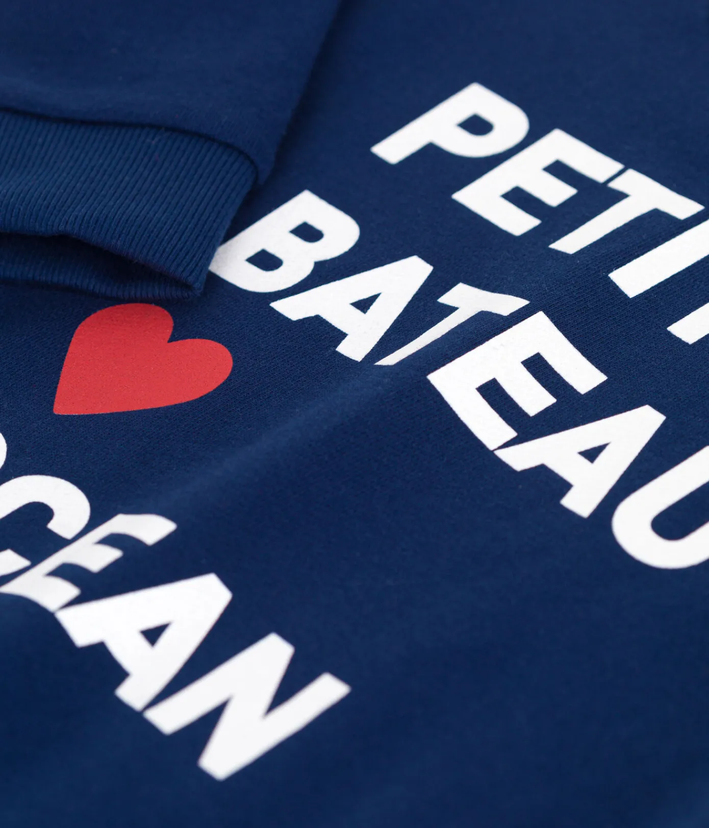 Petit Bateau Sweatshirts, Pullover, Cardigans*Unisex Kinder-Sweatshirt aus bedruckter Baumwolle blau MEDIEVAL