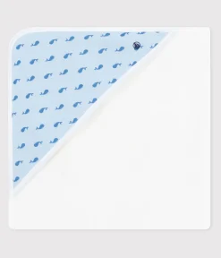 Petit Bateau Badetücher, Badecapes​|Newborn*Viereckiges Baby-Badetuch aus Baumwolle blau TOUDOU/ ALASKA