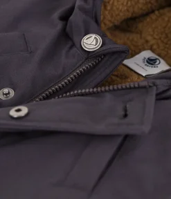Petit Bateau Jacken, Anoraks*Wasserabweisender Baby-Parka grau DUMBO