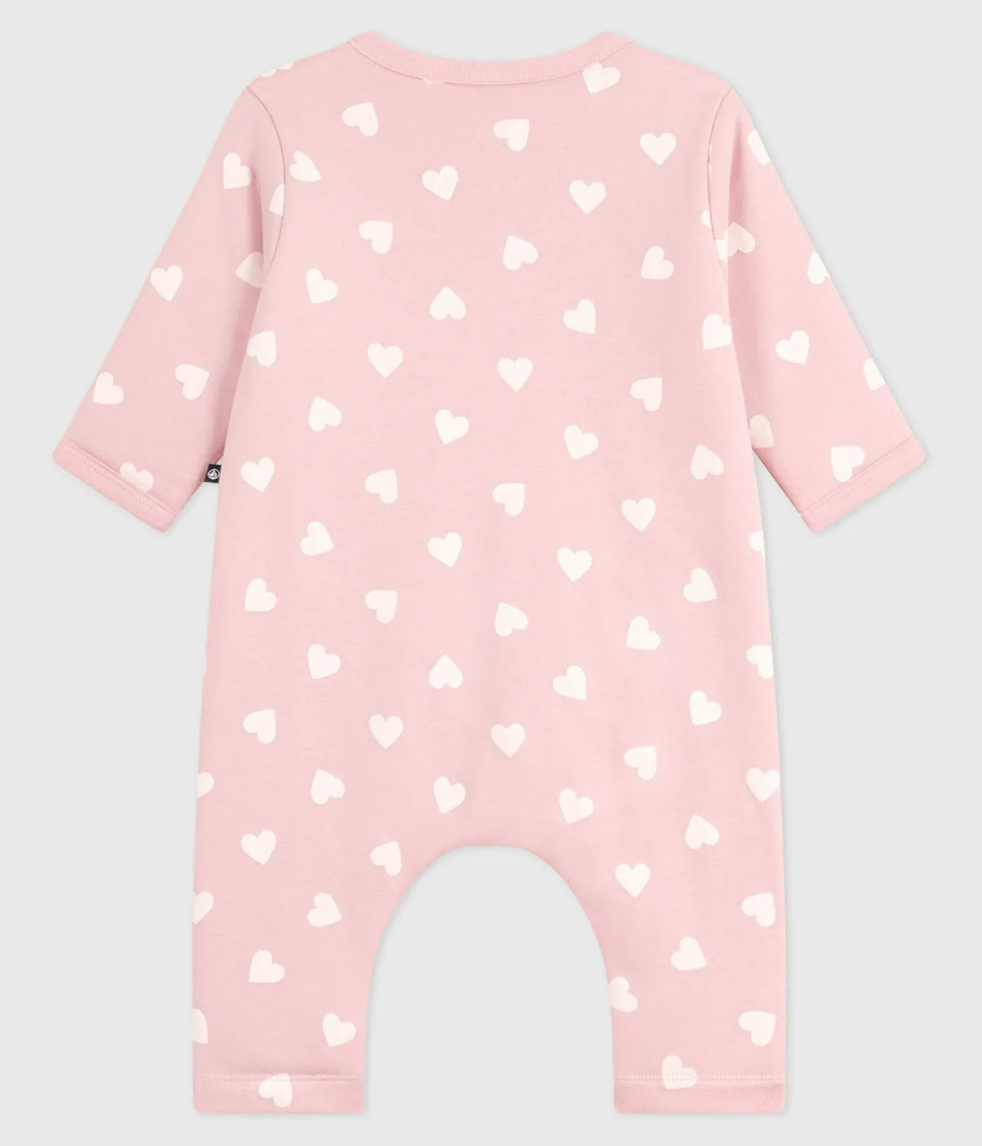 Petit Bateau Sets, Overalls & Latzhosen|Newborn*Wattierter Baby-Overall aus Baumwolle mit Herzmotiv rosa JOLI/ MILK