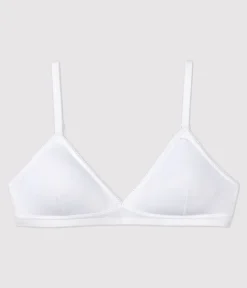 Petit Bateau Bustiers, Mädchen-Bhs*Weißer BH mit Pads für Mädchen weiss ECUME
